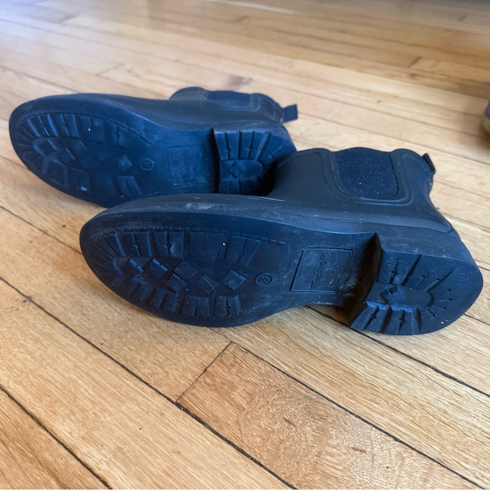 Madewell Rubber Chelsea Rain Boots - Picture 3 of 5